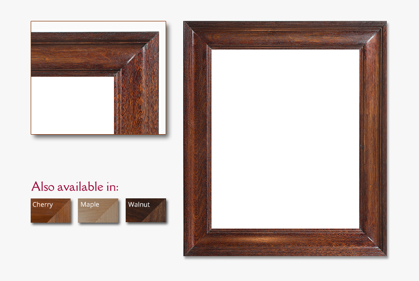 Transparent Wood Picture Frame Png - Cherry Wood Frame Png, Png Download, Free Download