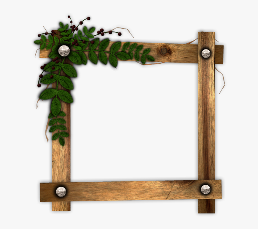 Clipart Royalty Free Stock Frame Wood Leaves Frames - Wood Frame Png, Transparent Png, Free Download