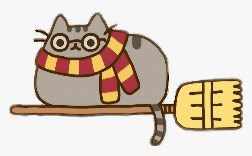 Pusheen Vector Harry Potter - Harry Potter Png Kawaii, Transparent Png, Free Download