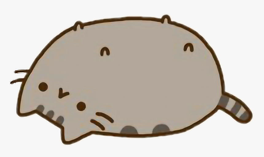 Pusheen Cat On Back , Png Download - Pusheen So Lazy Can T Move, Transparent Png, Free Download