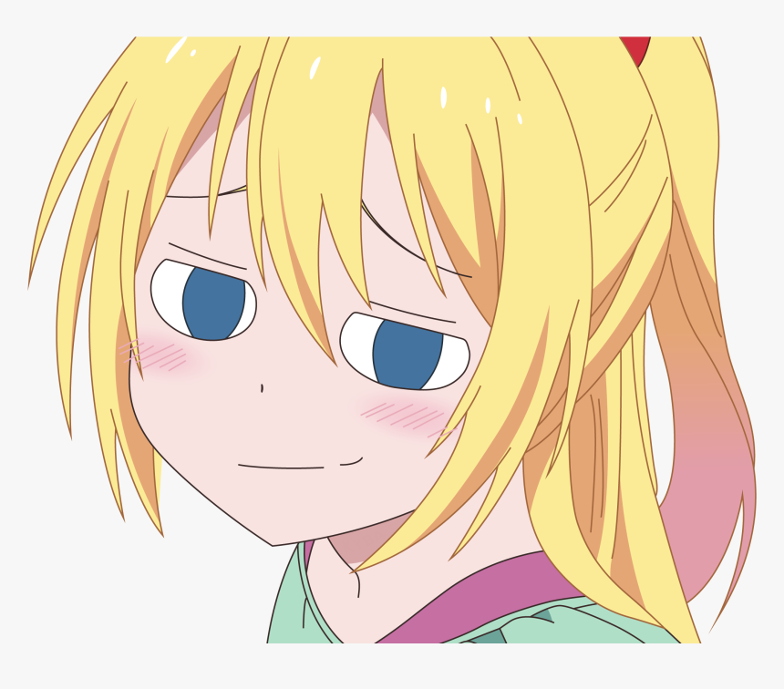 Transparent Smug Anime Face Png - Smug Anime Girl, Png Download - kindpng.