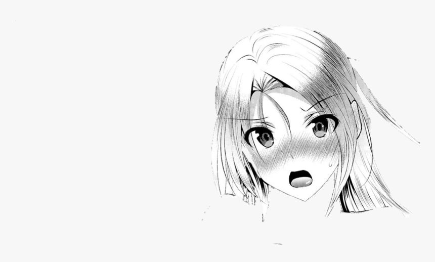 #cute #kawai #ecci #anime #face - Manga, HD Png Download, Free Download