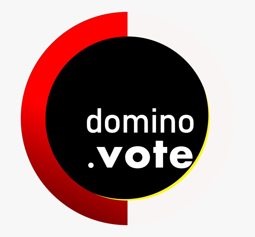 Domino - Vote Logo - Circle, HD Png Download, Free Download