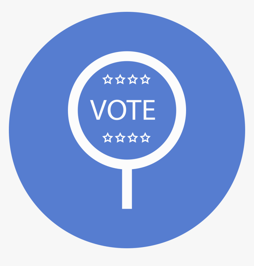 Election Vote 2 Outline Icon - Vote Blue Png Icon, Transparent Png, Free Download