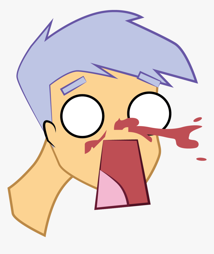 Anime Nose Bleed Free Images At Clker - Anime Nose Bleed Png, Transparent Png, Free Download