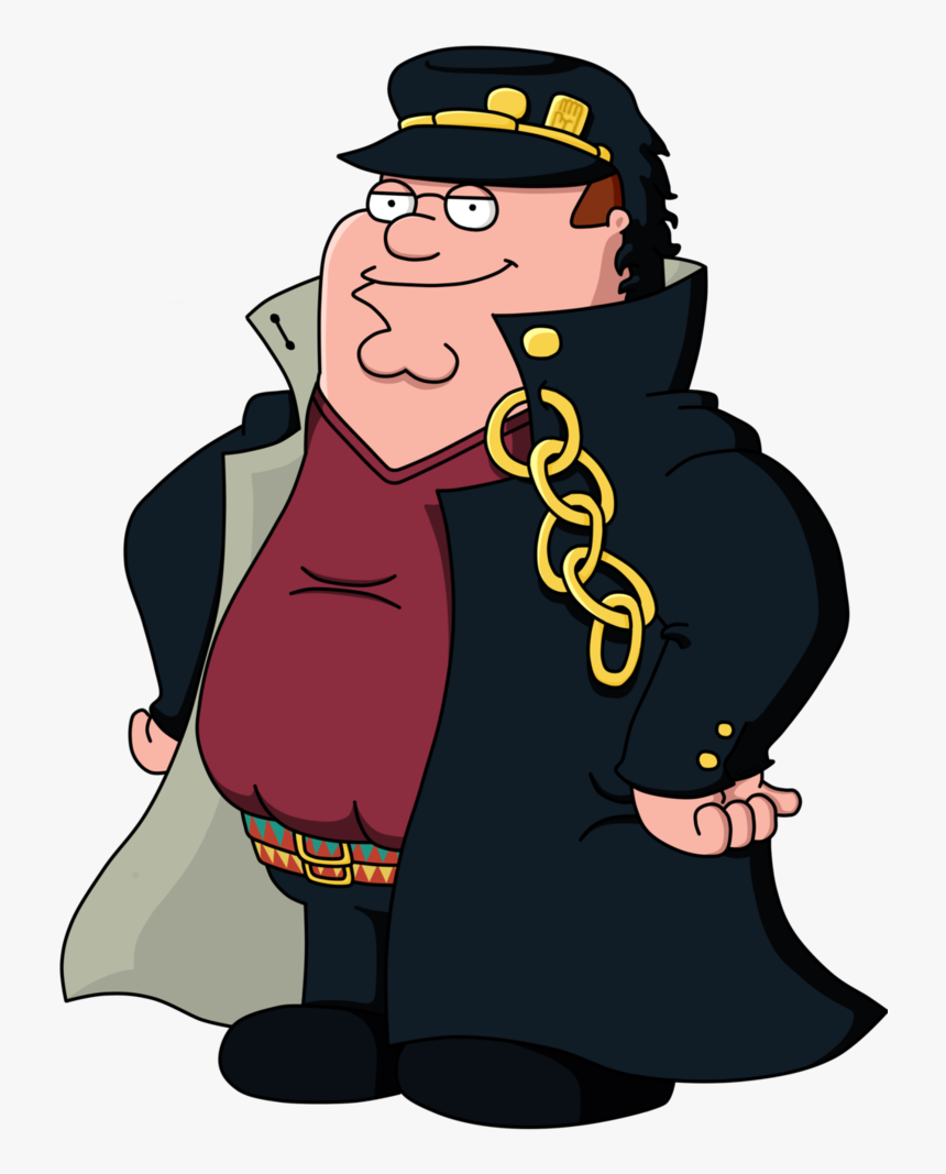 Peter Griffin Jotaro - Jojos Bizarre Adventure Lockscreen, HD Png Download, Free Download