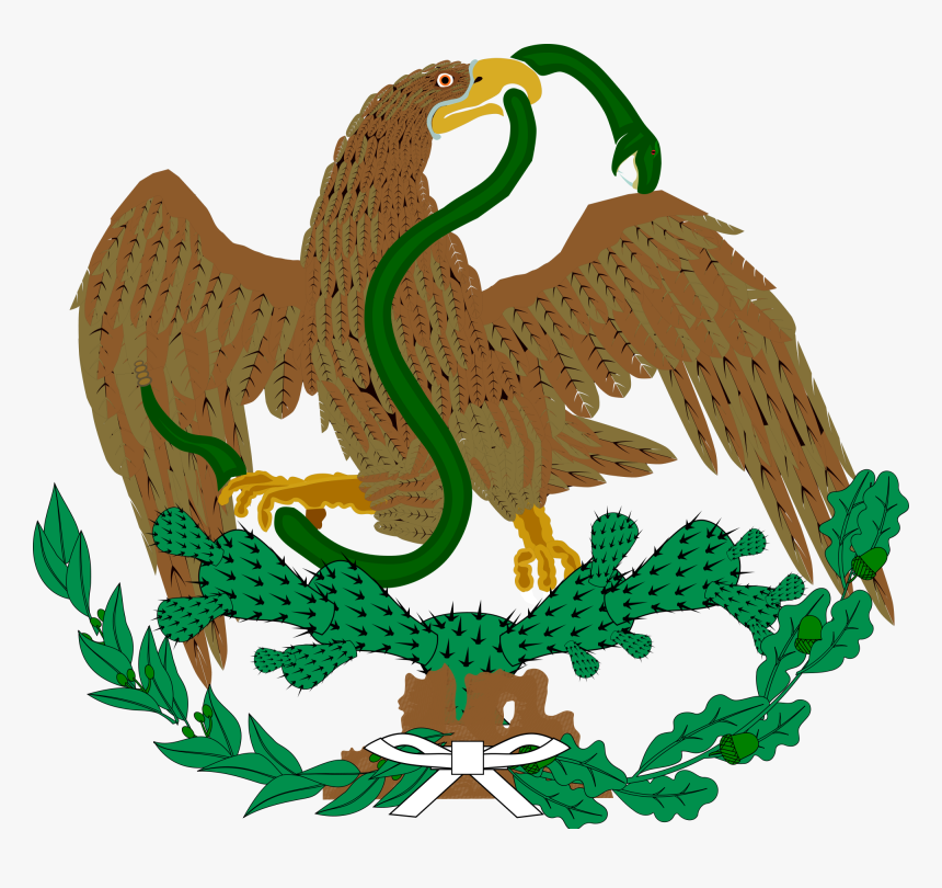 15 Mexican Flag Eagle Png For Free Download On Mbtskoudsalg - Drawing Easy Mexican Flag, Transparent Png, Free Download