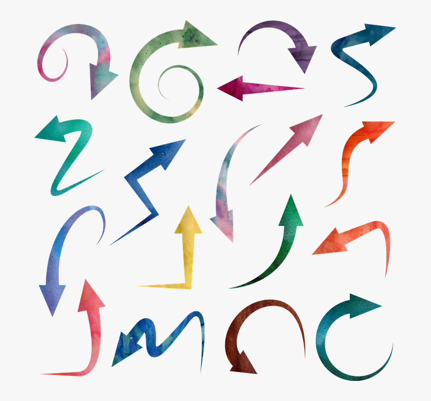 Acuarela Flechas, Flecha, Brillante, Diseño, De La, HD Png Download, Free Download