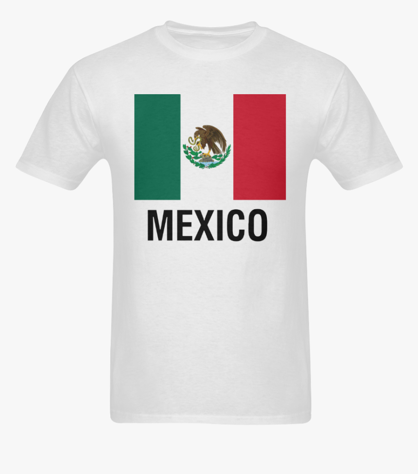 Mexican Flag Text Mexico Men"s T-shirt In Usa Size - Flag Of Mexico, HD Png Download, Free Download