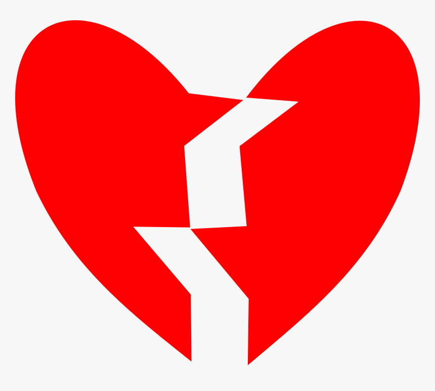 Broken Heart Vector Art Image - Broken Heart Clipart, HD Png Download, Free Download