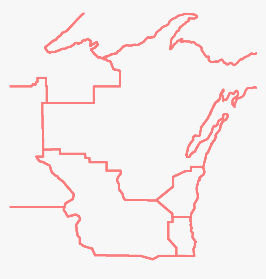 Usa Wisconsin Gsusa Council Boundaries - Boundaries Png, Transparent Png, Free Download