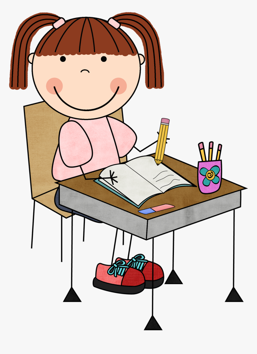 Child Writing Png - Kids Writing Clipart, Transparent Png, Free Download