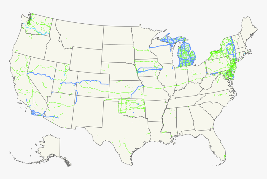 Usrd Upper Half Map - Map With South Dakota Highlighted, HD Png Download, Free Download