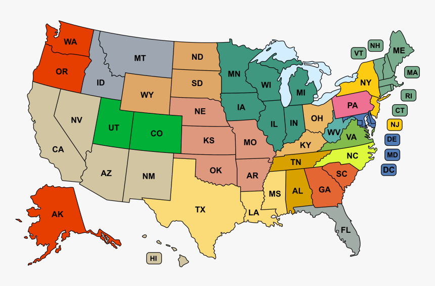 Maximum Speed Limit Map , Png Download - N Out Burger Locations, Transparent Png, Free Download