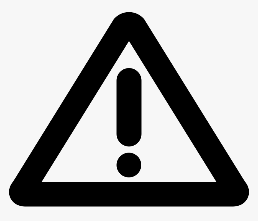 Warning Symbol Png - Transparent Background Warning Icon, Png Download, Free Download