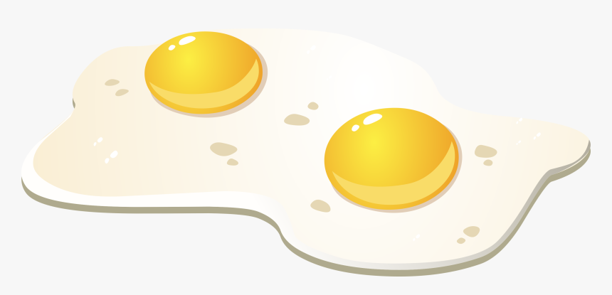 Fried Egg Clipart Transparent Pencil And In Color Fried - Fried Eggs Clip Art, HD Png Download, Free Download