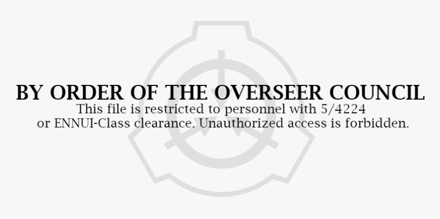 Warning - Order Of The Overseer Council, HD Png Download, Free Download