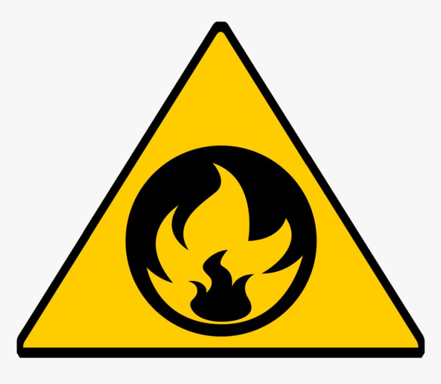 Caution Symbol Clip Art Medium Size - Fire Warning Sign Png, Transparent Png, Free Download