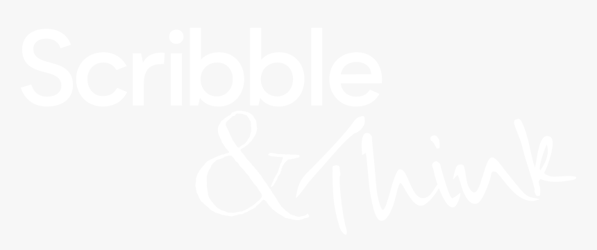 Scribble & Think - Calligraphy, HD Png Download, Free Download