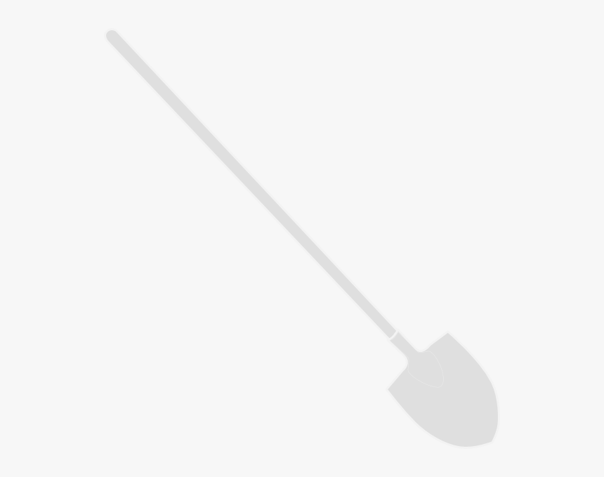 Shovel At Vector Transparent Image Clipart - Shovel Png White, Png Download, Free Download
