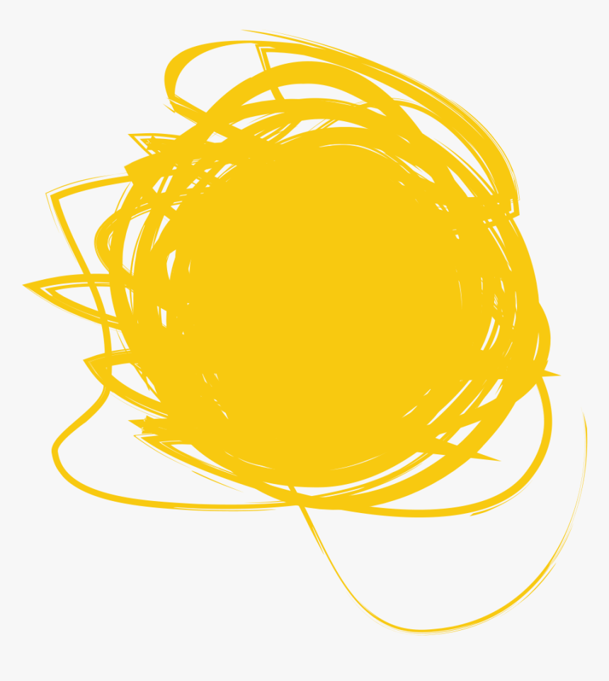 Yellow Marker Scribble - Marker Scribble Png, Transparent Png, Free Download
