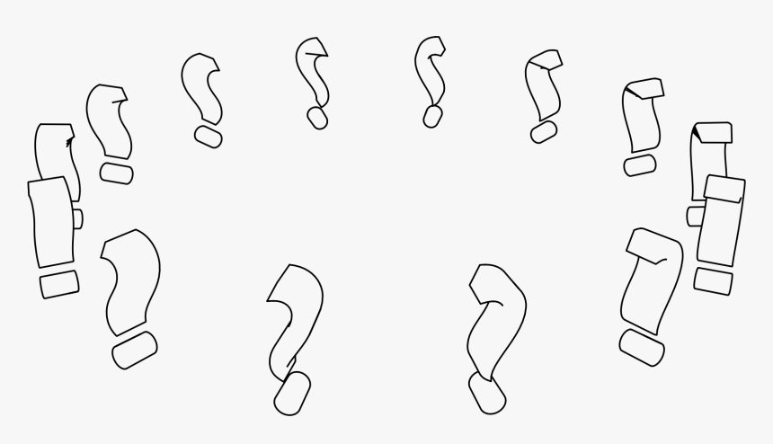 Question Mark Circle Clip Arts - Circle Of Question Marks, HD Png Download, Free Download