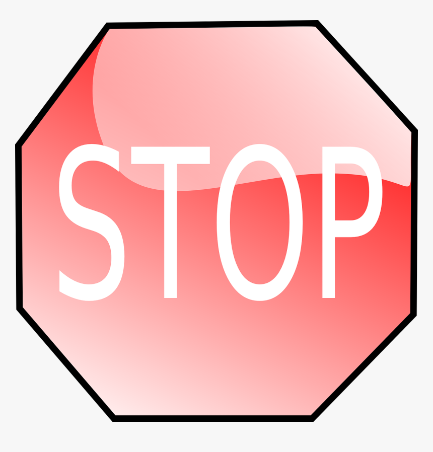 Stop Sign Clip Art, HD Png Download, Free Download