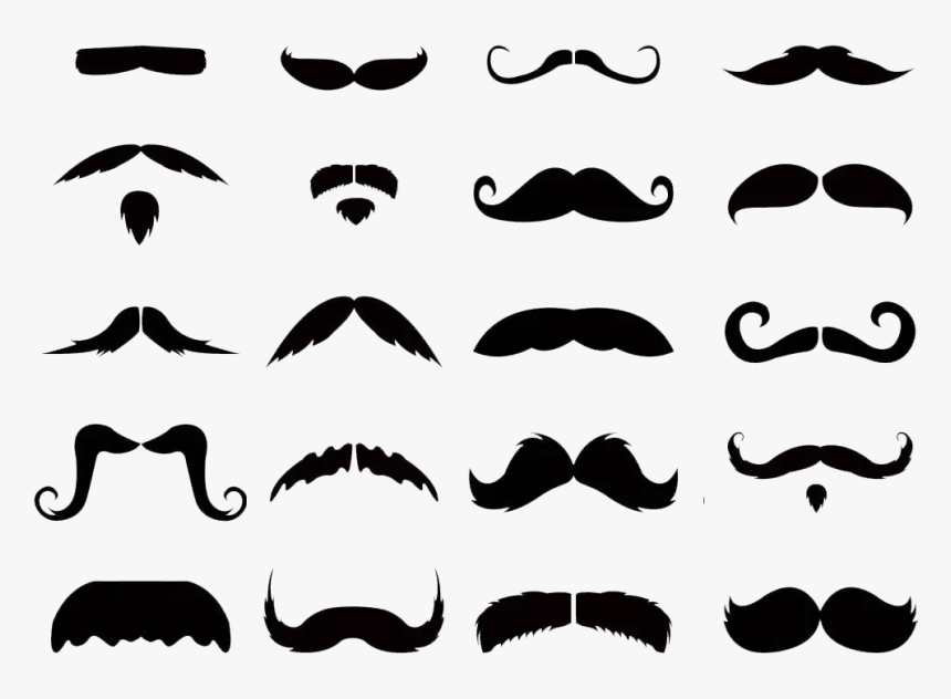 ← Question Marks Clip Art With Different Colors - Movember Mustache, HD Png Download, Free Download
