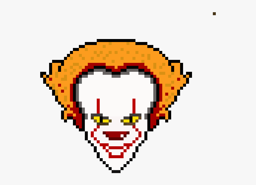 Grid Pennywise Pixel Art, HD Png Download - kindpng