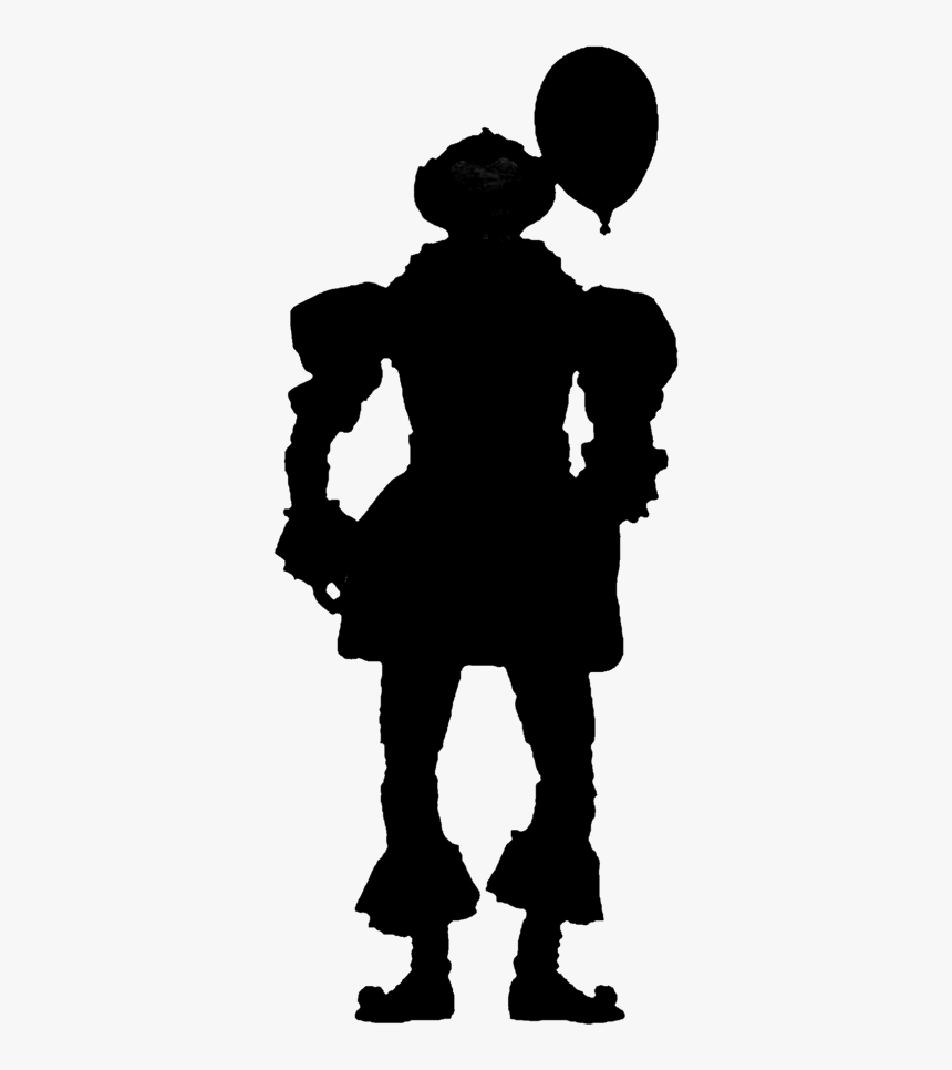 Pennywise Silhouette - Pennywise The Clown Silhouette, HD Png Download, Free Download