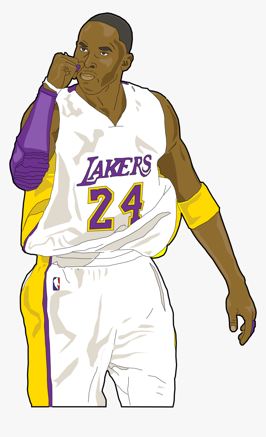 Kobe Bryant Clipart Png - Kobe Bryant Cartoon Png, Transparent Png, Free Download