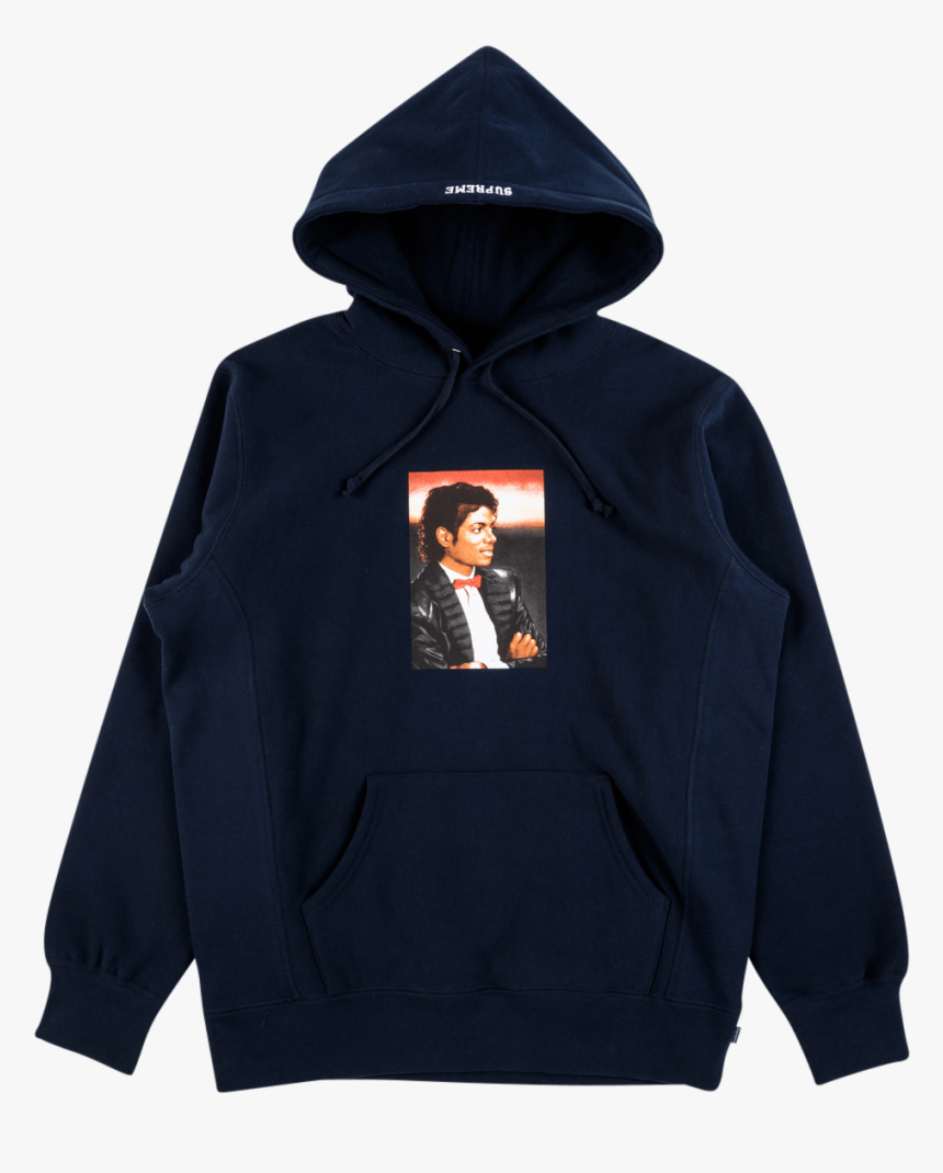 Supreme Michael Jackson Hoodie Navy, HD Png Download, Free Download