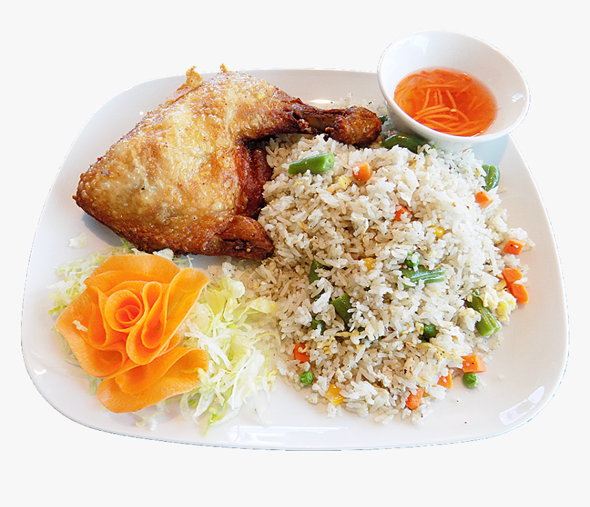 Rice With Chicken Png - Fried Rice And Chicken Png, Transparent Png, Free Download