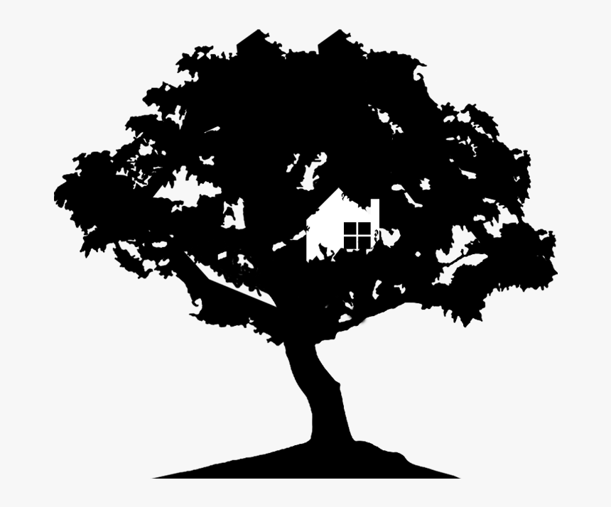 The Gallery For Black Tree Logo Tree Vector - Tree Vector Silhouette Png, Transparent Png, Free Download