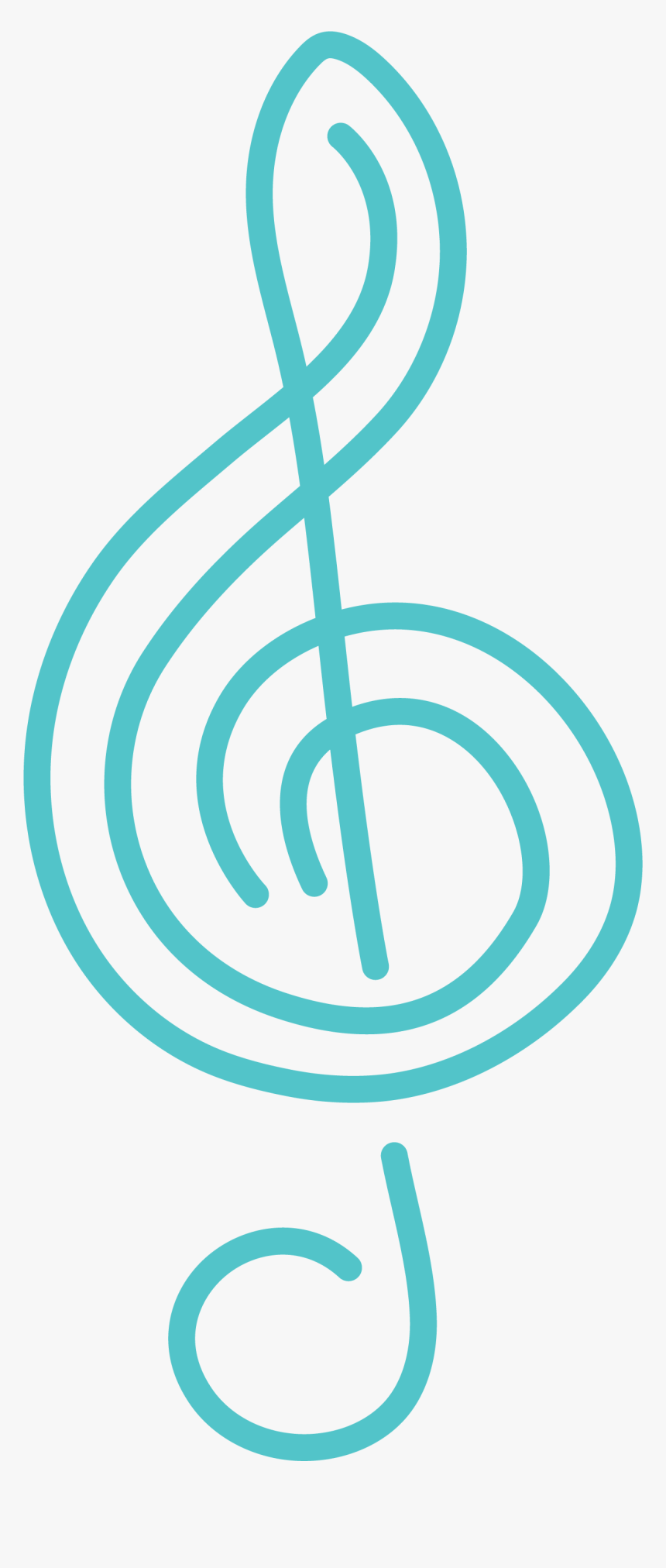 Treble Clef Svg Cut File - Circle, HD Png Download, Free Download
