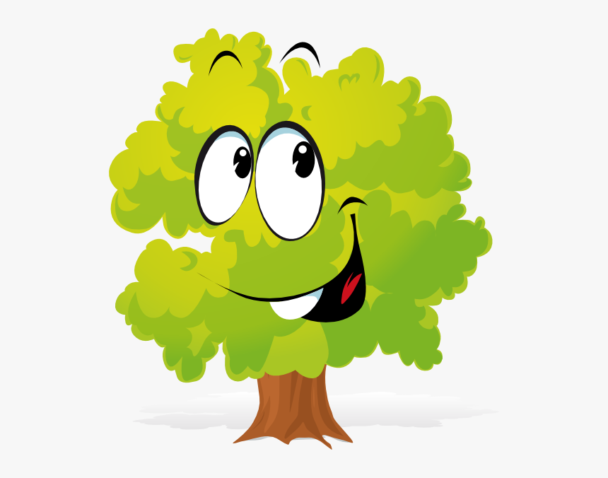 Free Happy Tree Png - Tree Cartoon Transparent Png, Png Download, Free Download