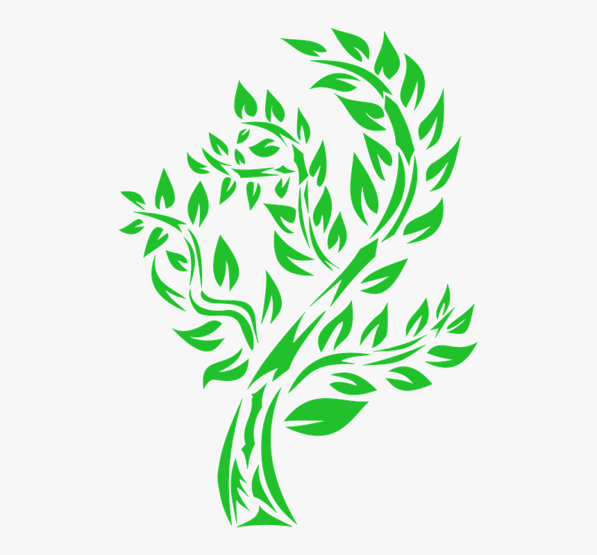 Vector, Tree, Foliage, Green, Nature, Graphics - Stuttering Day, HD Png Download, Free Download