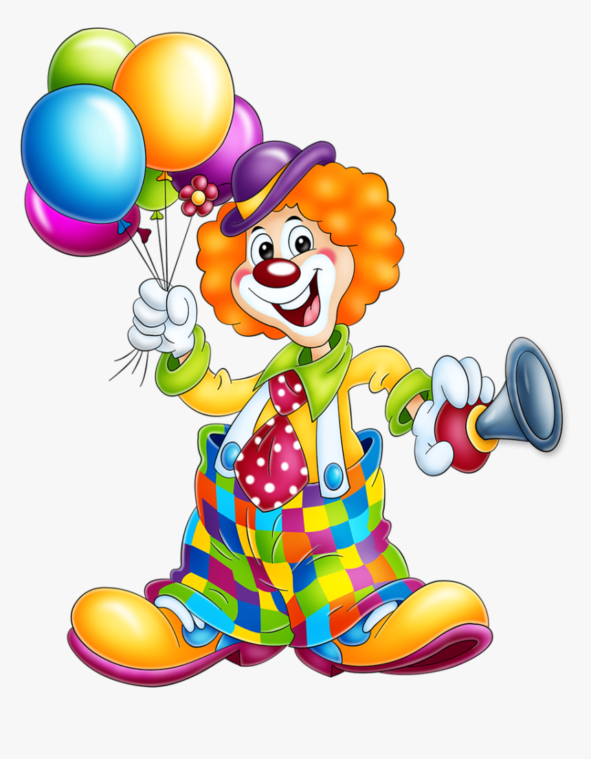 Transparent Clowns Clipart - Transparent Clowns Cartoon, HD Png Download, Free Download