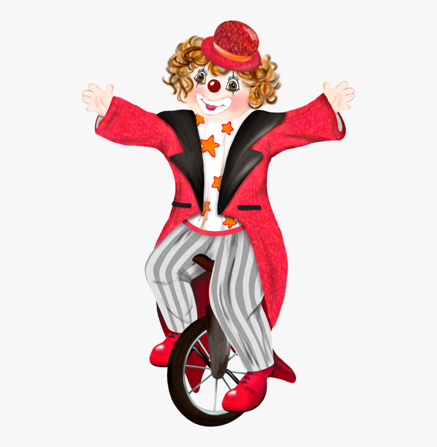Clown,png,tube - Joker In Circus Drawing, Transparent Png, Free Download