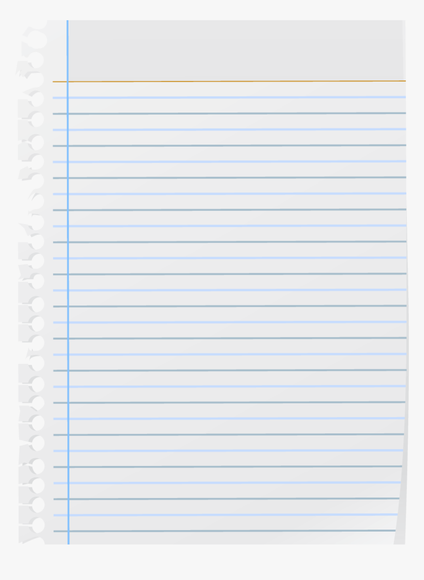 Paper Notebook Line Microsoft Azure - Paper, HD Png Download, Free Download