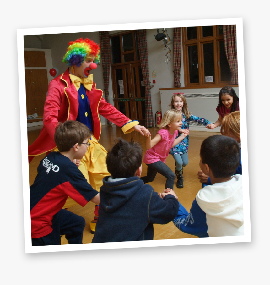 Clown For Childrens Parties - Clowns Entertaining Children, HD Png Download, Free Download