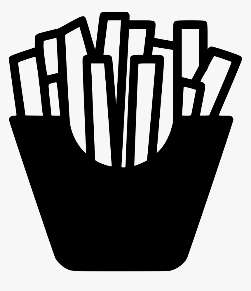 French Fries - French Fries Black Png, Transparent Png, Free Download