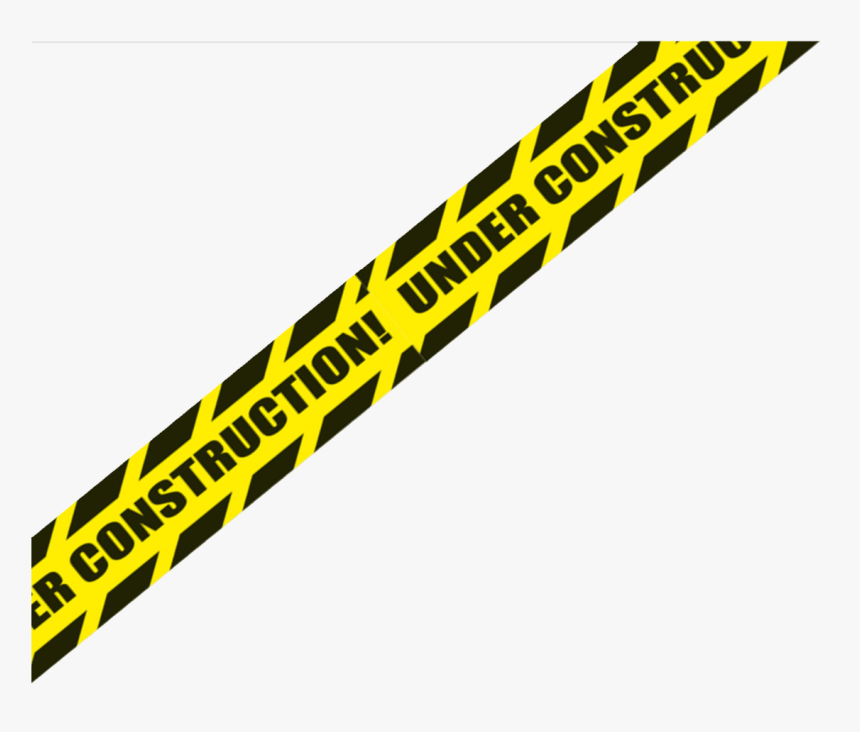 Construction Tape Vector - Under Construction Tape Png, Transparent Png, Free Download