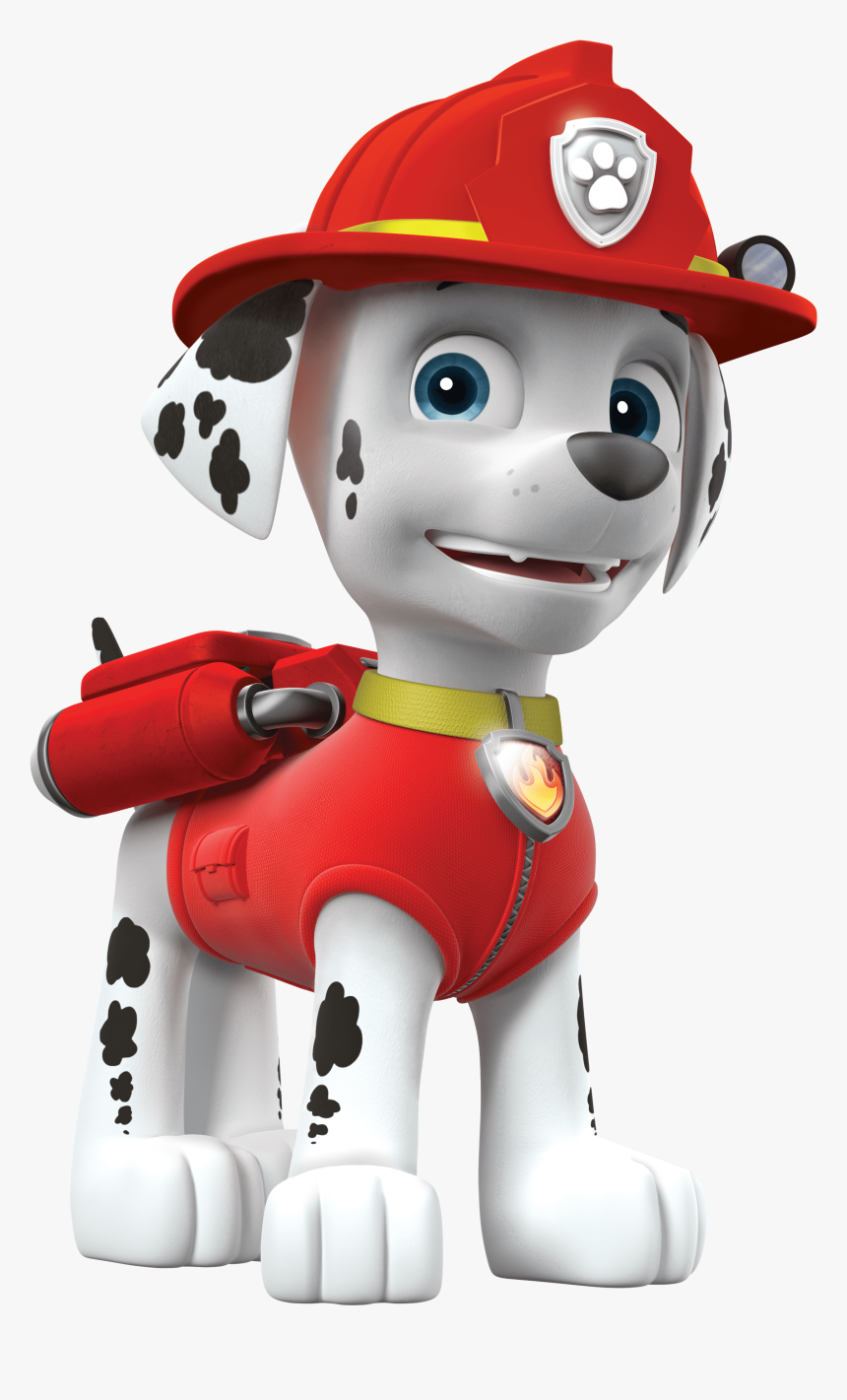 Paw Patrol Marshall Png - Marshall Paw Patrol Characters, Transparent Png, Free Download