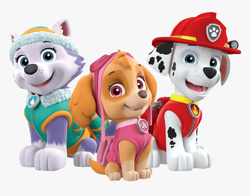 Marshall Skye Everest Paw Patrol Png Png - Paw Patrol Girl Invitation Template, Transparent Png, Free Download