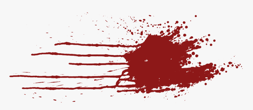 Transparent Blood Clipart Transparent - Blood Splatter On Transparent Background Png, Png Download, Free Download