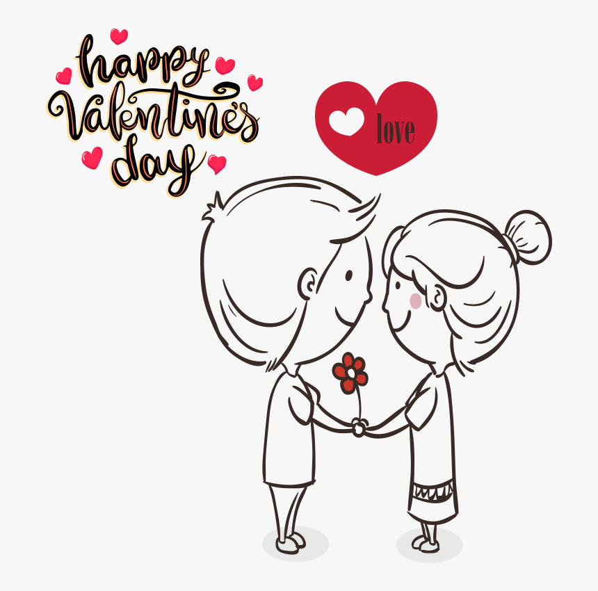 Happy Valentines Day Png Image - Hike Sticker Love Png, Transparent Png, Free Download
