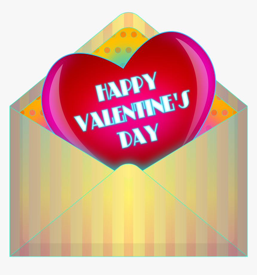 Love Clipart, San Valentine"s Day Card, Card Template, - Clip Art Valentines Cards, HD Png Download, Free Download