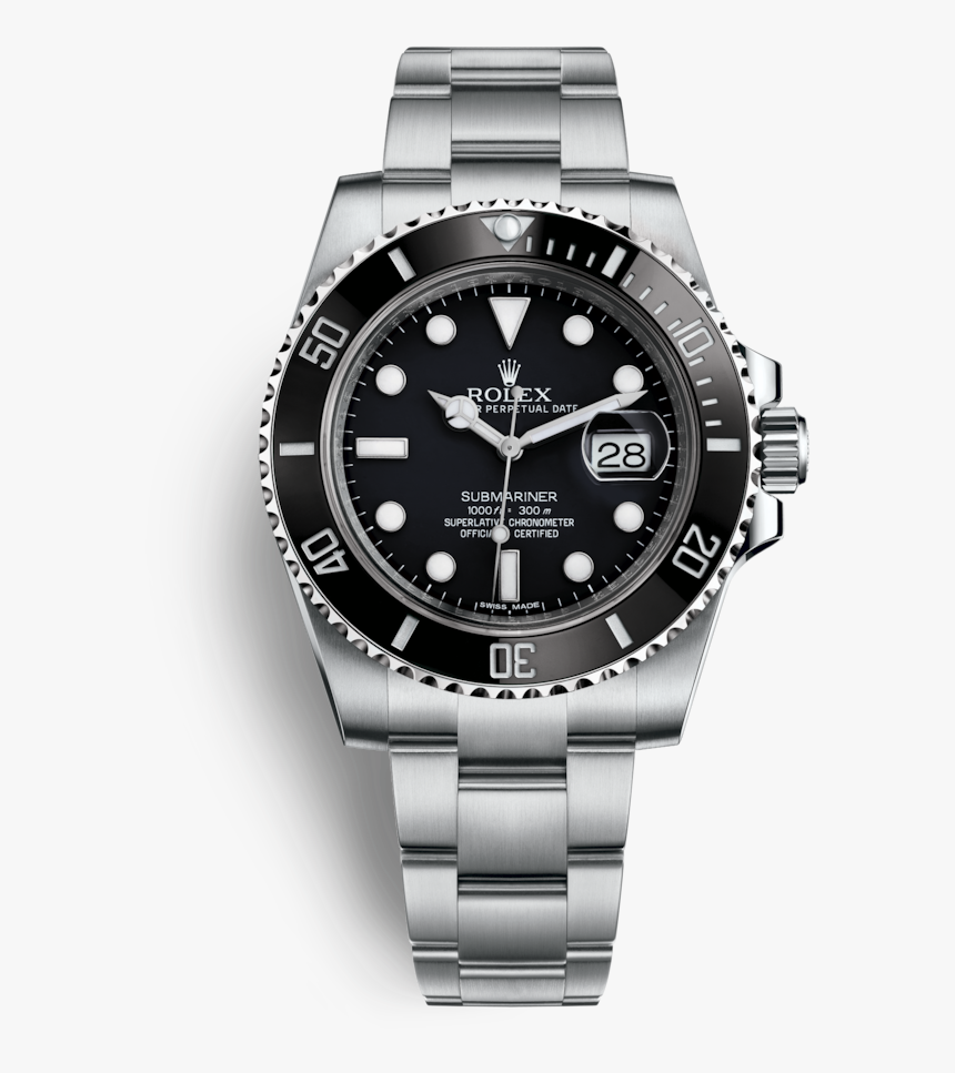 Rolex Submariner Date Png Image - Rolex Submariner Black Date, Transparent Png, Free Download