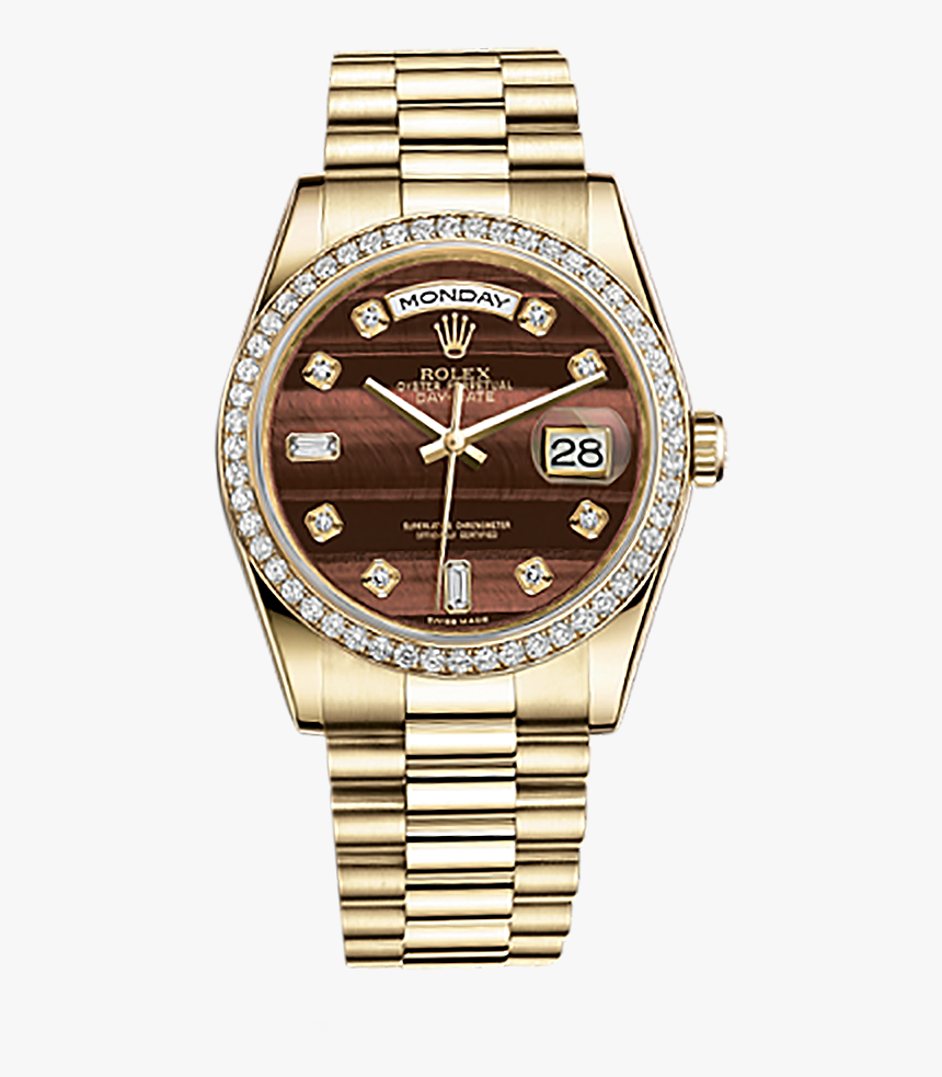 Transparent Rolex Clipart - Rolex Day Date 36 Black Dial, HD Png Download, Free Download